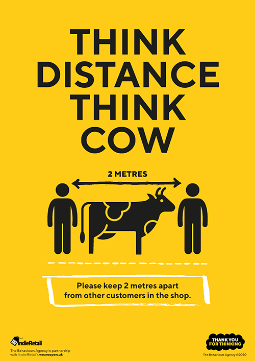 COVID-19 Indie Retail Think Distance Think Cow