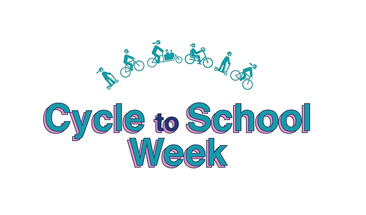 cycle to school week pledge logo